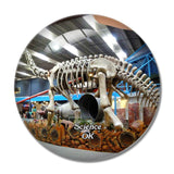 Science Museum Oklahoma USA 3D Fridge Magnet Crystal Glass