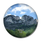Seneca Rocks State Park West Virginia USA 3D Fridge Magnet Crystal Glass