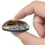 Seward Kenai Fjords National Park Alaska USA 3D Fridge Magnet Crystal Glass