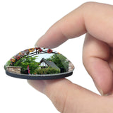 Sheboygan Bookworm Gardens Wisconsin USA 3D Fridge Magnet Crystal Glass