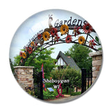 Sheboygan Bookworm Gardens Wisconsin USA 3D Fridge Magnet Crystal Glass