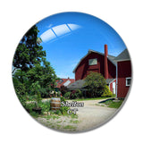 Shelton Jones Family Farm Connecticut USA 3D Fridge Magnet Crystal Glass