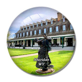 Sheridan Hotel Wyoming USA 3D Fridge Magnet Crystal Glass