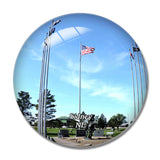 Sidney National Pony Express Monument Nebraska USA 3D Fridge Magnet Crystal Glass