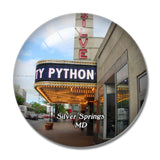 Silver Springs Museum Maryland USA 3D Fridge Magnet Crystal Glass