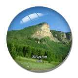 Silverton Million Dollar Highway Colorado USA 3D Fridge Magnet Crystal Glass