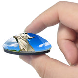 Sioux  Trinity Heights Iowa USA 3D Fridge Magnet Crystal Glass