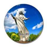 Sioux  Trinity Heights Iowa USA 3D Fridge Magnet Crystal Glass