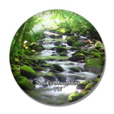 Smoky Mountains Tennessee USA 3D Fridge Magnet Crystal Glass