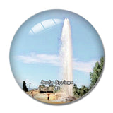 Soda Springs Geyser Idaho USA 3D Fridge Magnet Crystal Glass