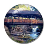 South Range Amnicon Falls Wisconsin USA 3D Fridge Magnet Crystal Glass