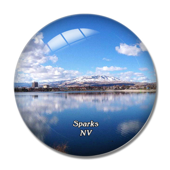 Sparks Marina Park Nevada USA 3D Fridge Magnet Crystal Glass