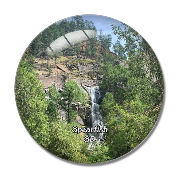 Spearfish Canyon South Dakota USA 3D Fridge Magnet Crystal Glass