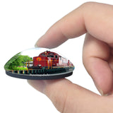 Springdale Railroad Arkansas USA 3D Fridge Magnet Crystal Glass