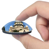 Springfield Illinois State Capitol USA 3D Fridge Magnet Crystal Glass