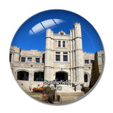 Springfield Pythian Castle Missouri USA 3D Fridge Magnet Crystal Glass