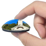 St. Johnsbury Dog Chapel Vermont USA 3D Fridge Magnet Crystal Glass