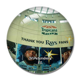 St. Petersburg Tropicana Field Florida USA 3D Fridge Magnet Crystal Glass