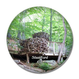 Stamford Museum Connecticut USA 3D Fridge Magnet Crystal Glass