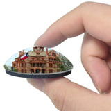Sulphur Springs County Courthouse Texas USA 3D Fridge Magnet Crystal Glass