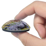 Summerdale Alligator Alley Alabama USA 3D Fridge Magnet Crystal Glass