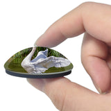 Sumter Swan Lake South Carolina USA 3D Fridge Magnet Crystal Glass