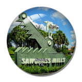 Sunrise Mall Florida USA 3D Fridge Magnet Crystal Glass