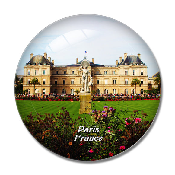 France Luxembourg Gardens Paris 3D Fridge Magnet Crystal Glass