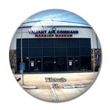 Titusville Museum Florida USA 3D Fridge Magnet Crystal Glass