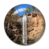 Toccoa Falls Georgia USA 3D Fridge Magnet Crystal Glass