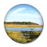 Toms River County Park New Jersey USA 3D Fridge Magnet Crystal Glass