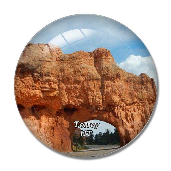 Torrey Utah USA 3D Fridge Magnet Crystal Glass