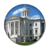 Trenton State House New Jersey USA 3D Fridge Magnet Crystal Glass