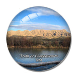 Truth or Consequences Riverbend Hot Springs New Mexico USA 3D Fridge Magnet Crystal Glass