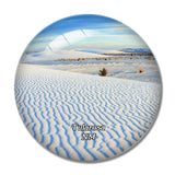 Tularosa White Sands National Monument New Mexico USA 3D Fridge Magnet Crystal Glass