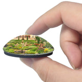 Tulsa Philbrook Museum Art Oklahoma USA 3D Fridge Magnet Crystal Glass