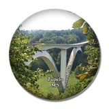 Tupelo Natchez Trace Parkway Mississippi USA 3D Fridge Magnet Crystal Glass