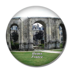 France Mars Gate Reims 3D Fridge Magnet Crystal Glass