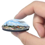 France Martinique 3D Fridge Magnet Crystal Glass