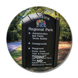 Upper Marlboro Watkins Regional Park Maryland USA 3D Fridge Magnet Crystal Glass