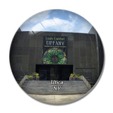 Utica Museum NY USA 3D Fridge Magnet Crystal Glass