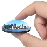Vallejo California USA 3D Fridge Magnet Crystal Glass