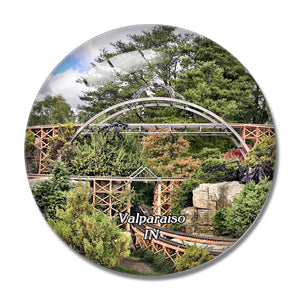 Valparaiso Taltree Arboretum and Gardens Indiana USA 3D Fridge Magnet Crystal Glass