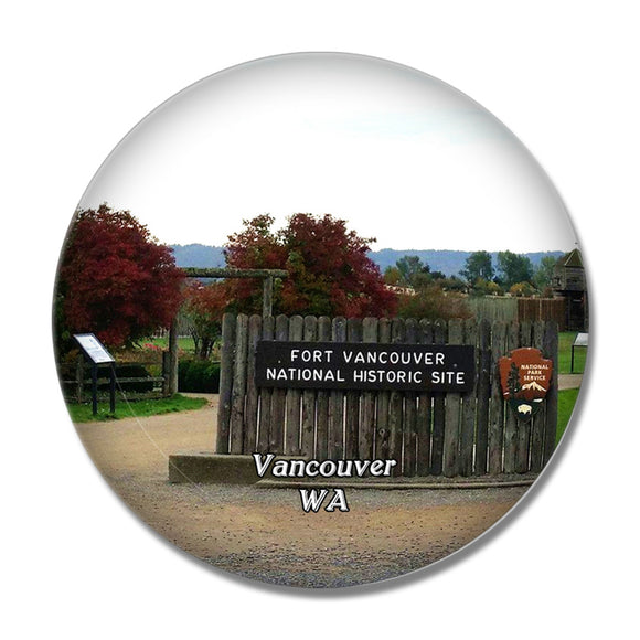 Vancouver Fort Washington USA 3D Fridge Magnet Crystal Glass