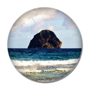 France Martinique 3D Fridge Magnet Crystal Glass