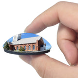 Virginia  Church Nevada USA 3D Fridge Magnet Crystal Glass