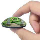 Weatherford Chandor Gardens Texas USA 3D Fridge Magnet Crystal Glass