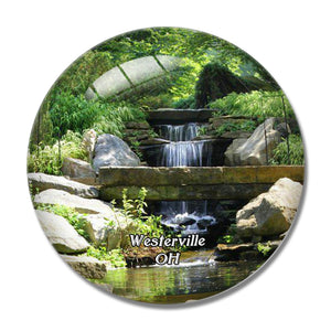 Westerville Inniswood Metro Gardens Ohio USA 3D Fridge Magnet Crystal Glass