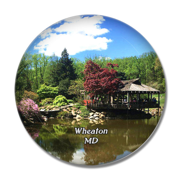 Wheaton Brookside Gardens Maryland USA 3D Fridge Magnet Crystal Glass