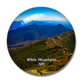 White Mountains New Hampshire USA 3D Fridge Magnet Crystal Glass